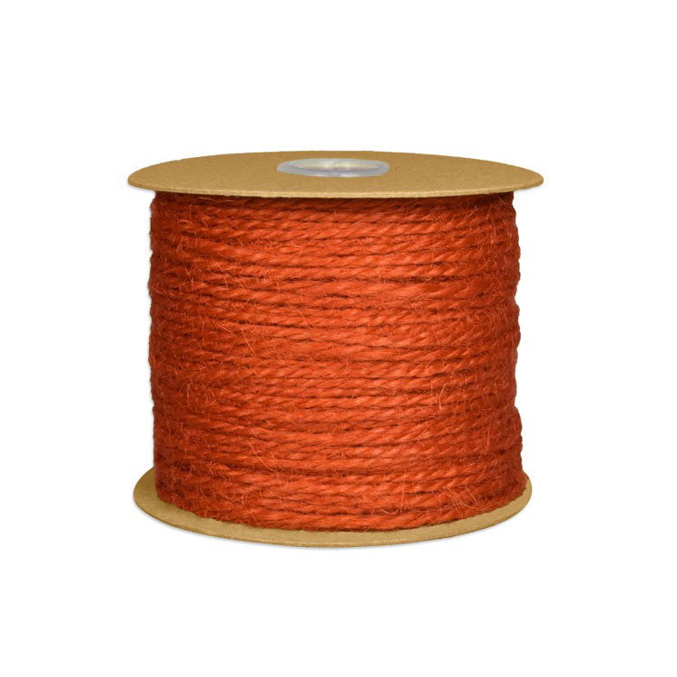 1.5mm Orange Jute Twine - 100 Yards