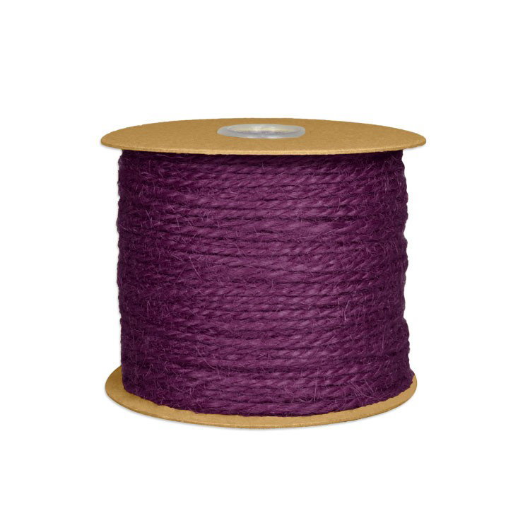 1.5mm Plum Jute Twine - 100 Yards