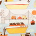 Waverly Vintage Port O'Call Sky Blue Fabric thumbnail image 2 of 4