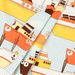 Waverly Vintage Port O'Call Sky Blue Fabric thumbnail image 4 of 4