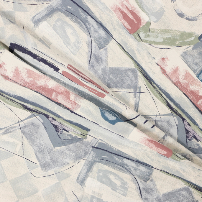 Richloom Flux White Fabric image 2 of 4