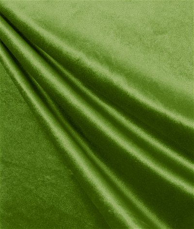 Chive Green Microfiber Velvet Fabric by Richloom | Microfiber Velvet Fabric  | Upholstery / Heavy Drapery | 54 Wide | By the Yard