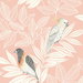 Seabrook Designs Paradise Island Birds Pink Sunset & Ivory Wallpaper