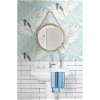 Seabrook Designs Paradise Island Birds Blue Oasis & Ivory Wallpaper - Image 2