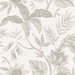 Seabrook Designs Rainforest Leaves Ivory & Daydream Gray Wallpaper
