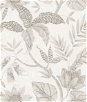 Seabrook Designs Rainforest Leaves Ivory & Daydream Gray Wallpaper