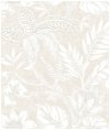 Seabrook Designs Rainforest Leaves Sand Dune & Brushed Taupe Wallpaper