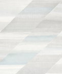 Seabrook Designs Rainbow Diagonals Daydream Gray & Blue Oasis Wallpaper