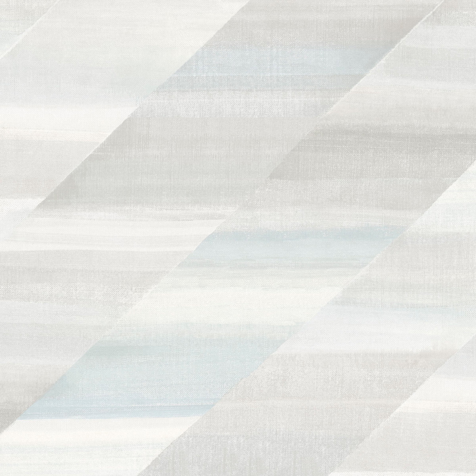 Seabrook Designs Rainbow Diagonals Daydream Gray &amp; Blue Oasis Wallpaper image 1 of 2