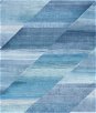 Seabrook Designs Rainbow Diagonals Washed Denim & Cerulean Wallpaper