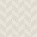 Seabrook Designs Boho Chevron Stripe Stringcloth Cinder Gray & Ivory Wallpaper