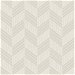 Seabrook Designs Boho Chevron Stripe Stringcloth Cinder Gray &amp; Ivory Wallpaper thumbnail image 1 of 2