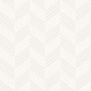 Seabrook Designs Boho Chevron Stripe Daydream Gray & Ivory Wallpaper