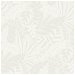 Seabrook Designs Botanica Striped Leaves Gray Mist &amp; Ivory Wallpaper thumbnail image 1 of 2