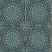 Seabrook Designs Mandala Boho Tile Navy Blue & Dandelion Wallpaper