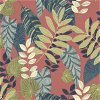 Seabrook Designs Tropicana Leaves Redwood & Olive Wallpaper - Image 1