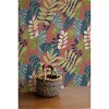 Seabrook Designs Tropicana Leaves Redwood & Olive Wallpaper - Image 2