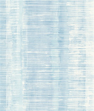 Seabrook Designs Tikki Natural Ombre Blue Oasis Wallpaper