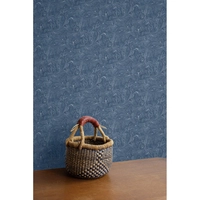 Seabrook Designs Sierra Marble Washed Denim Wallpaper