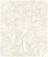 Seabrook Designs Sierra Marble Daydream Gray & Pearl Wallpaper