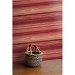 Seabrook Designs Horizon Brushed Stripe Cranberry &amp; Blonde Wallpaper thumbnail image 2 of 2
