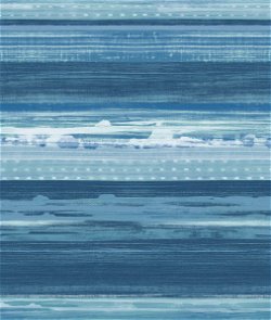 Seabrook Designs Horizon Brushed Stripe Washed Denim & Sky Blue Wallpaper