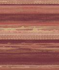 Seabrook Designs Horizon Brushed Stripe Maroon & Blonde Wallpaper