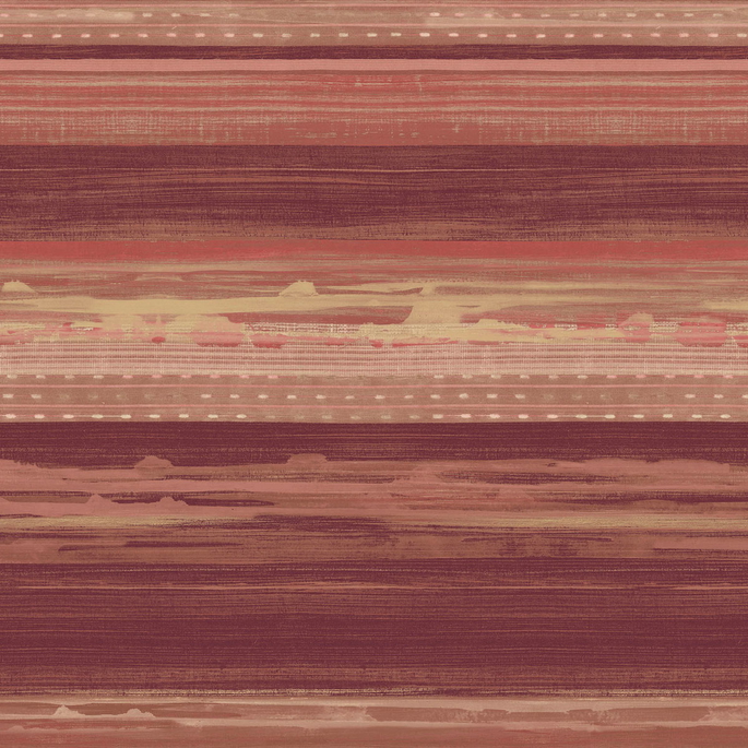 Seabrook Designs Horizon Brushed Stripe Maroon &amp; Blonde Wallpaper image 1 of 2