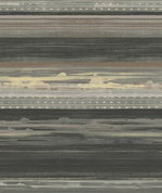 Seabrook Designs Horizon Brushed Stripe Brushed Ebony & Blonde Wallpaper