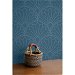 Seabrook Designs Scallop Medallion Steel Blue &amp; Ivory Wallpaper thumbnail image 2 of 2
