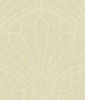 Seabrook Designs Scallop Medallion Sand Dunes Wallpaper