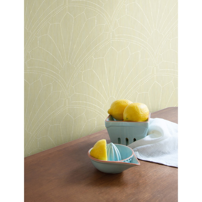 Seabrook Designs Scallop Medallion Sand Dunes Wallpaper image 2 of 2