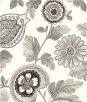 Seabrook Designs Calypso Paisley Leaf Stone & Latte Fabric