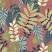 Seabrook Designs Tropicana Leaves Redwood/Olive/Washed Denim Fabric