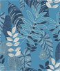 Seabrook Designs Tropicana Leaves Sky Blue & Champlain Fabric
