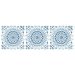 Seabrook Designs Mandala Boho Tile Cerulean &amp; Washed Denim Fabric thumbnail image 2 of 2