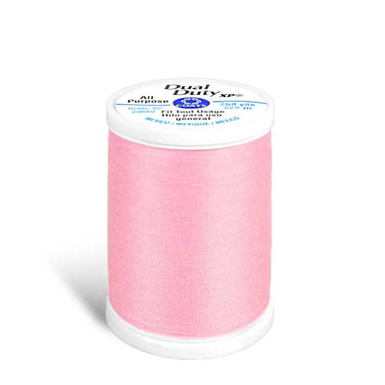 Coats &amp; Clark Dual Duty XP Thread - Pink, 250 Yards