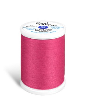 Coats & Clark Dual Duty XP Thread - Hot Pink, 250 Yards
