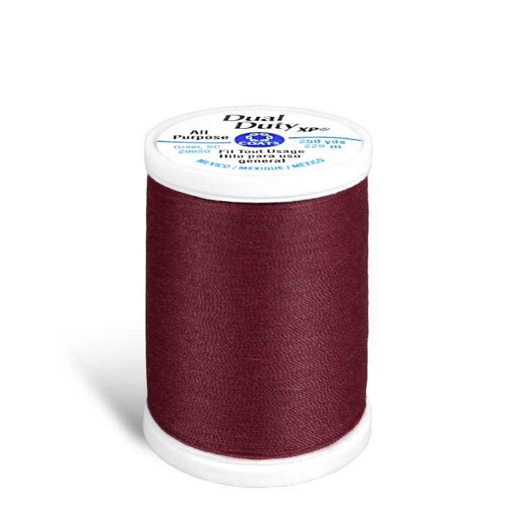 Coats & Clark S910-2250 Dual Duty XP General Purpose Thread 250-Yard 0 1 - Red Red