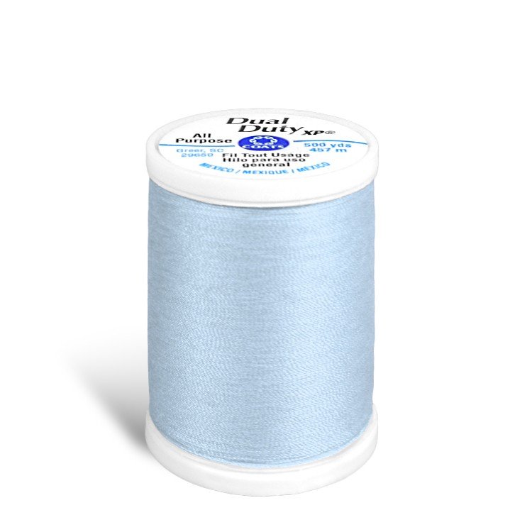 Coats & Clark Dual Duty XP Thread - Icy Blue, 250 Yards