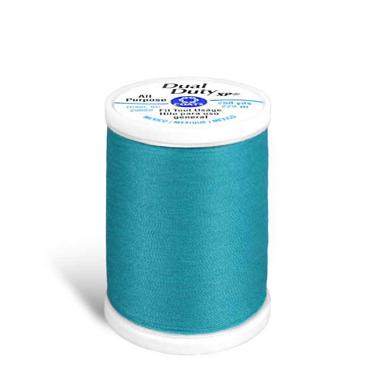 Coats &amp; Clark Dual Duty XP Thread - Parrot Blue, 250 Yards