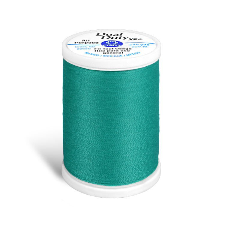 Coats &amp; Clark Dual Duty XP Thread - Ming Teal, 250 Yards