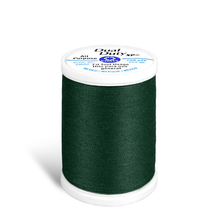 Coats &amp; Clark Dual Duty XP Thread - Forest Green, 250 Yards