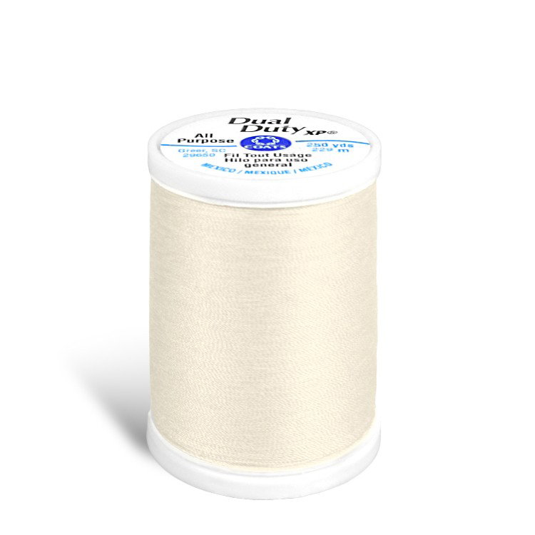 Coats &amp; Clark Dual Duty XP Thread - Cream, 250 Yards