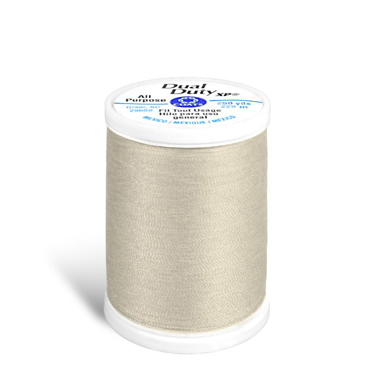 Coats &amp; Clark Dual Duty XP Thread - Ecru, 250 Yards
