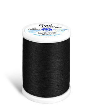 Coats & Clark Dual Duty XP Thread - Black, 250 Yards