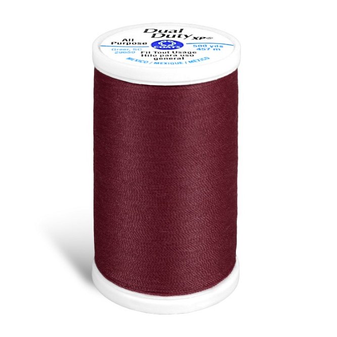 Coats &amp; Clark Dual Duty XP Thread - Barberry Red, 500 Yards