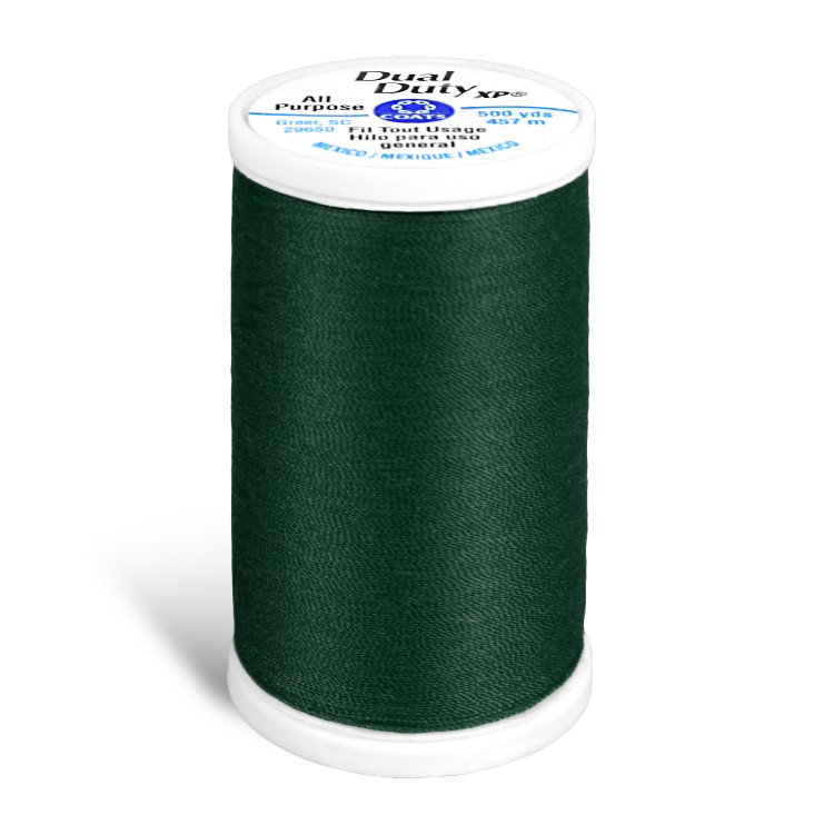 Coats &amp; Clark Dual Duty XP Thread - Forest Green, 500 Yards