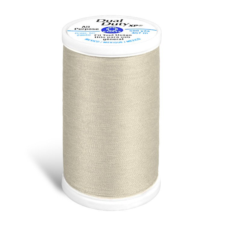 Coats &amp; Clark Dual Duty XP Thread - Ecru, 500 Yards