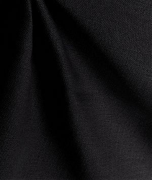 14.7 Oz Black European Linen Fabric